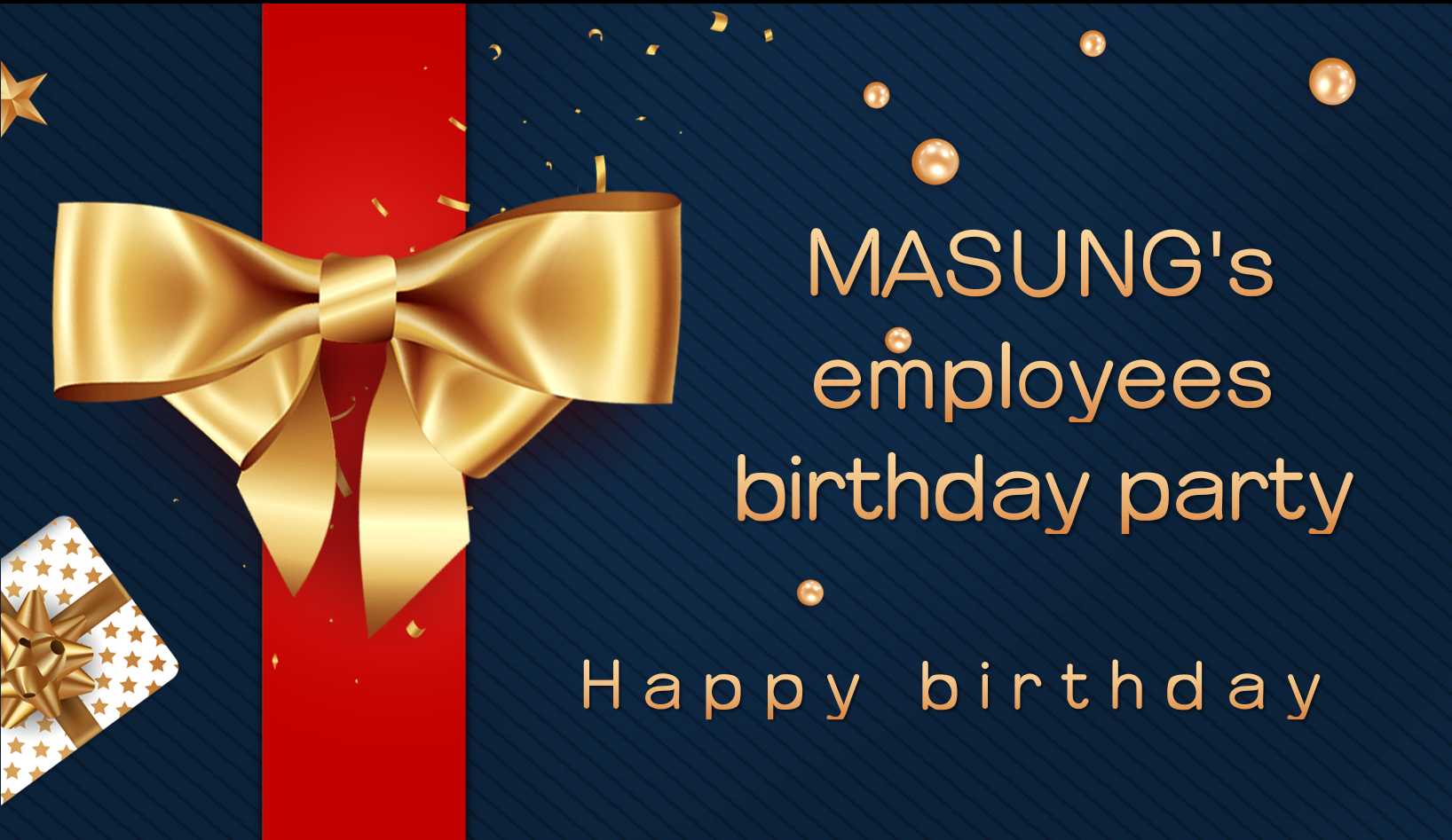 Birthday season for employees of Masung Enterprise