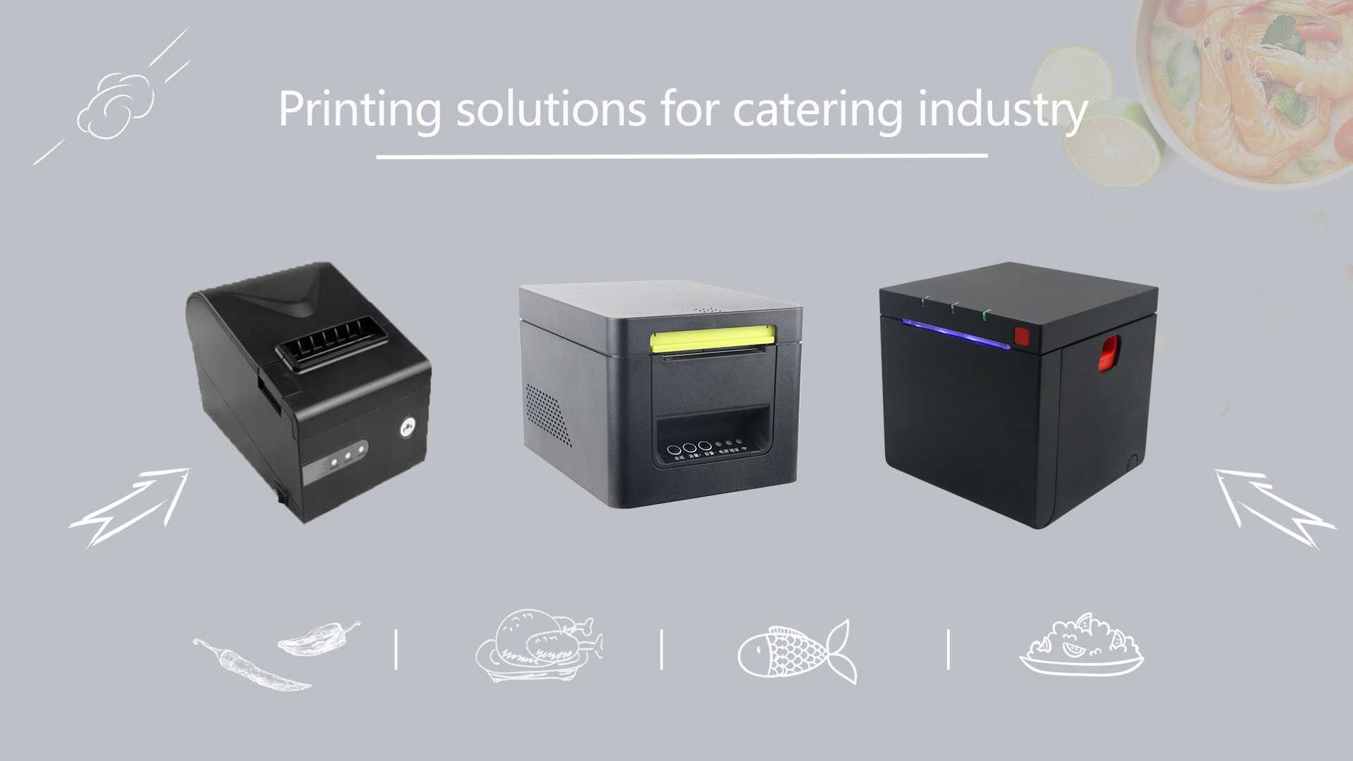 Solution of cashier equipment in catering industry