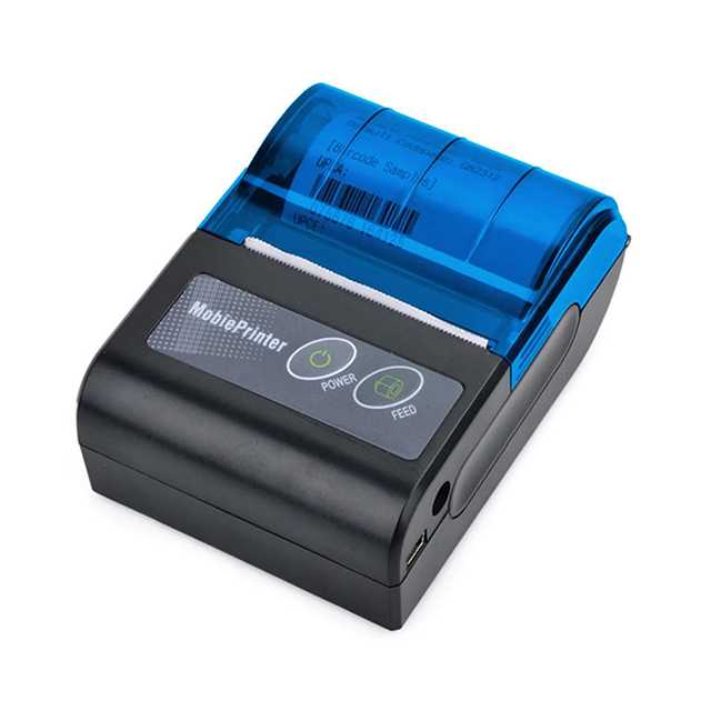 58mm Mini Portable Bt Thermal Printer Android Ios Thermal Printer 9222