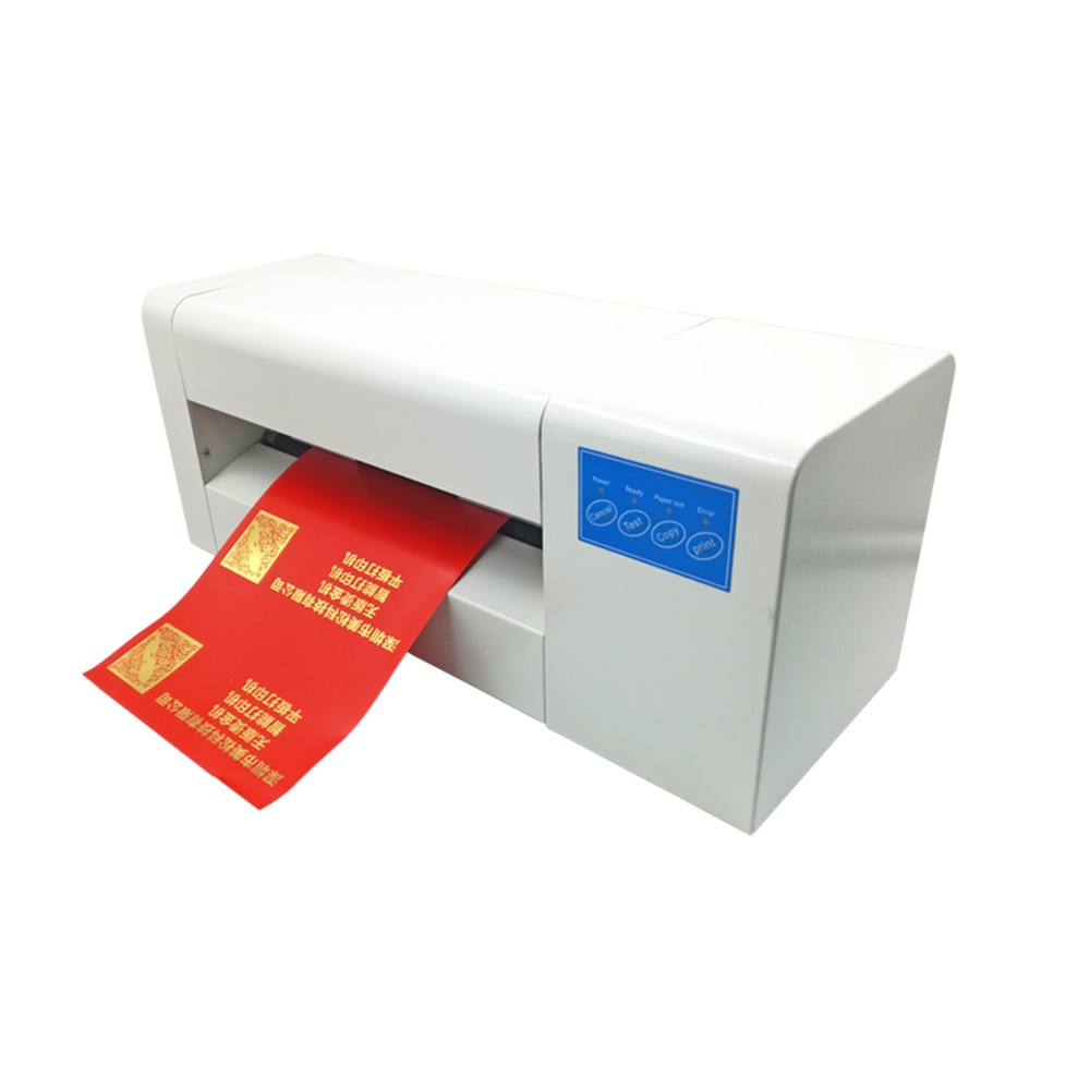 ribbon metallic digital foil printer for textiles