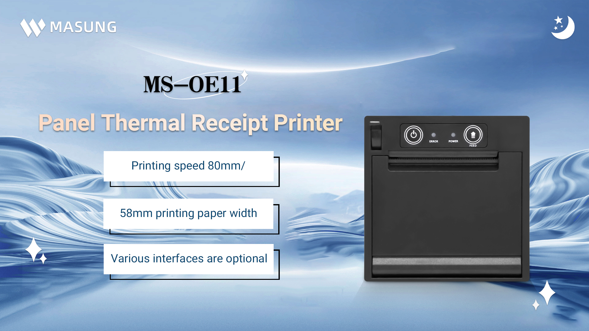 MASUNG Printer MS-OE11 Provides Solution for Self-Deposit Facilities
