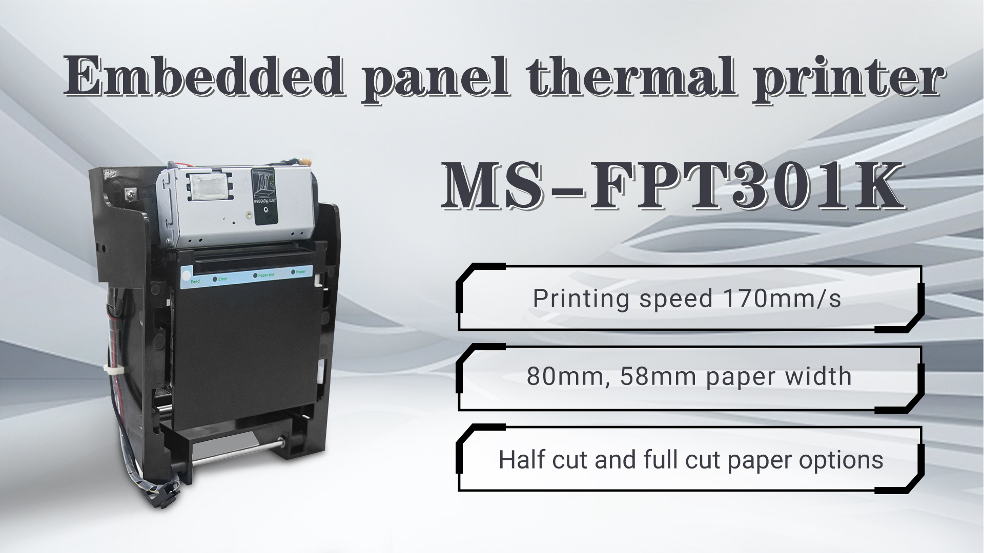MASUNG  printer MS-FPT301K provides solutions for theater movie ticket printing