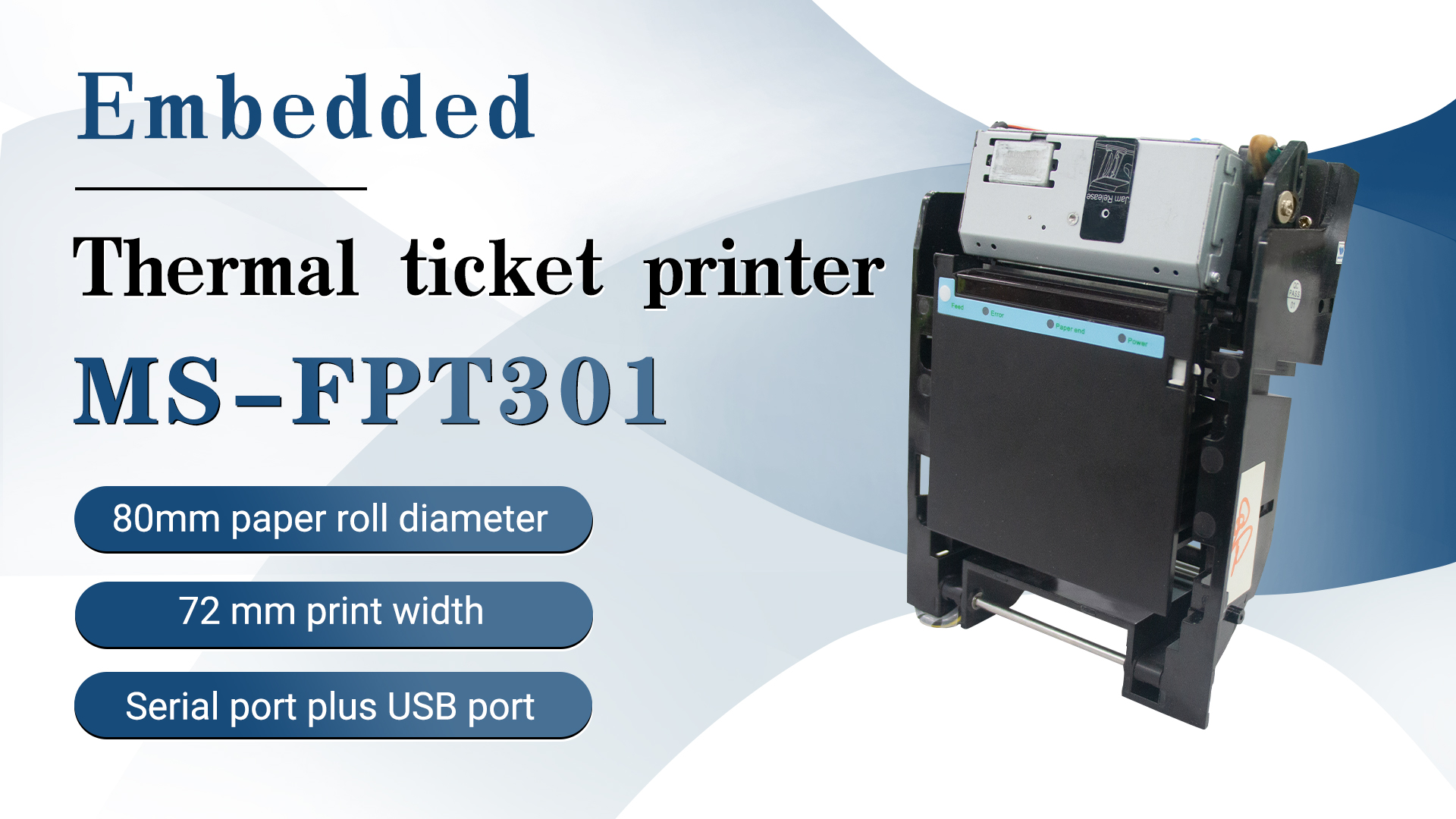 MASUNG Printer MS-FPT301 Provides Solutions for Supermarket Cash Registers