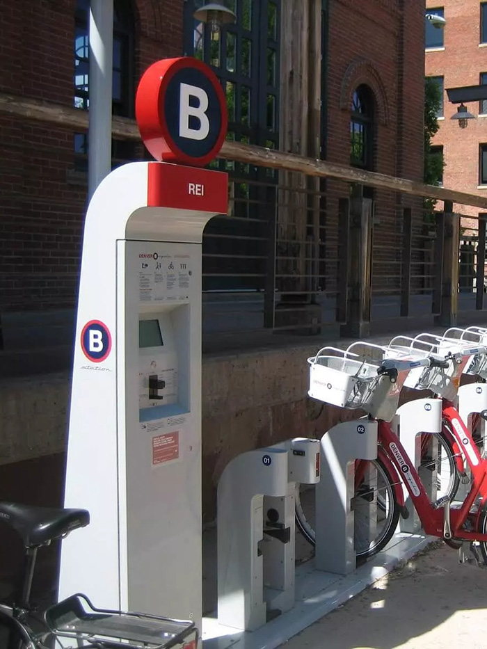 Bicycle Rental Station Self-Service Kiosk