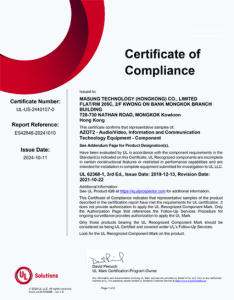 Certificate Kiosk-UL