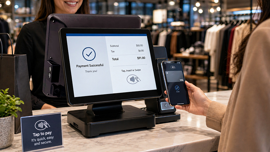 Dual Screen POS System