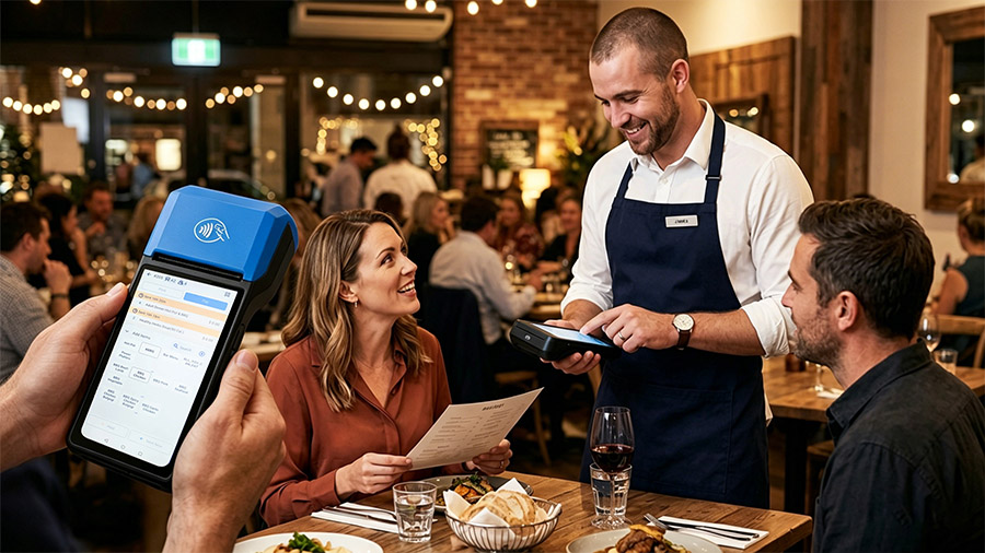 handheld POS terminal