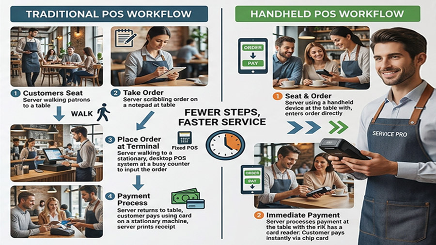 handheld POS terminal