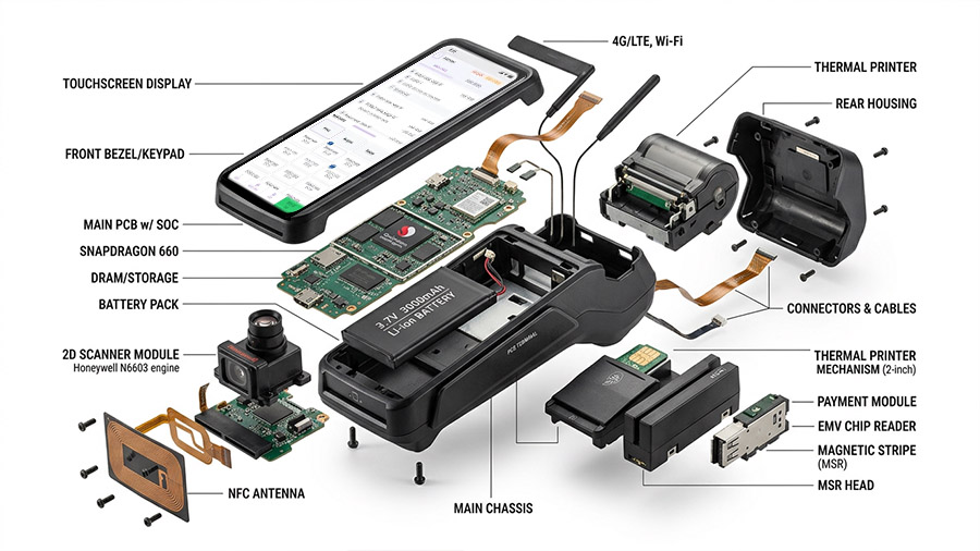 smart handheld payment terminal