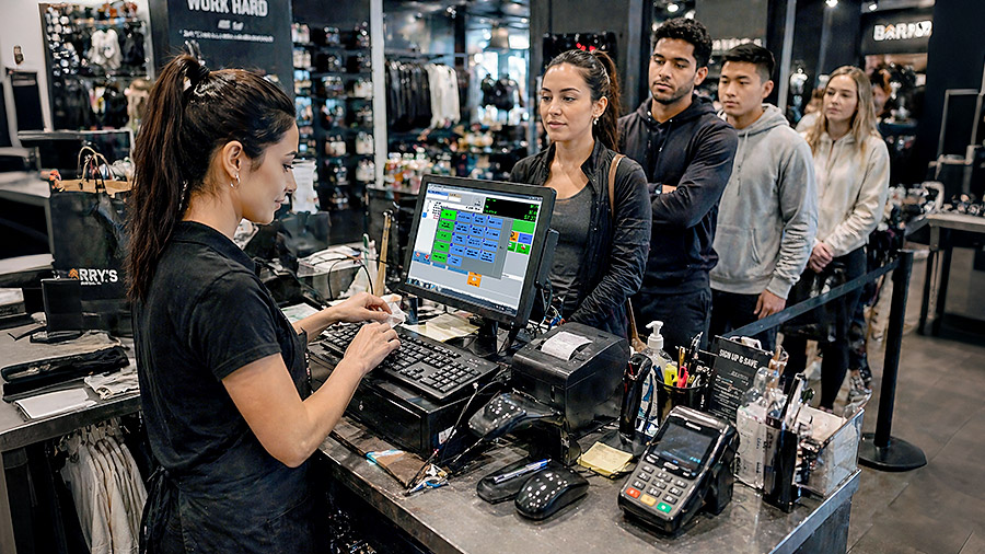 touchscreen POS system
