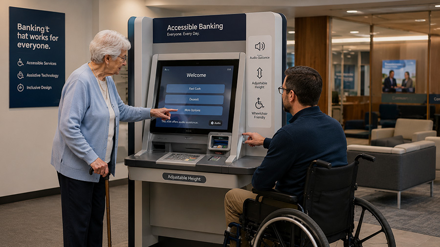 accessible self-service kiosks