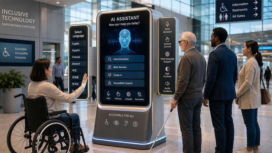 accessible self-service kiosks