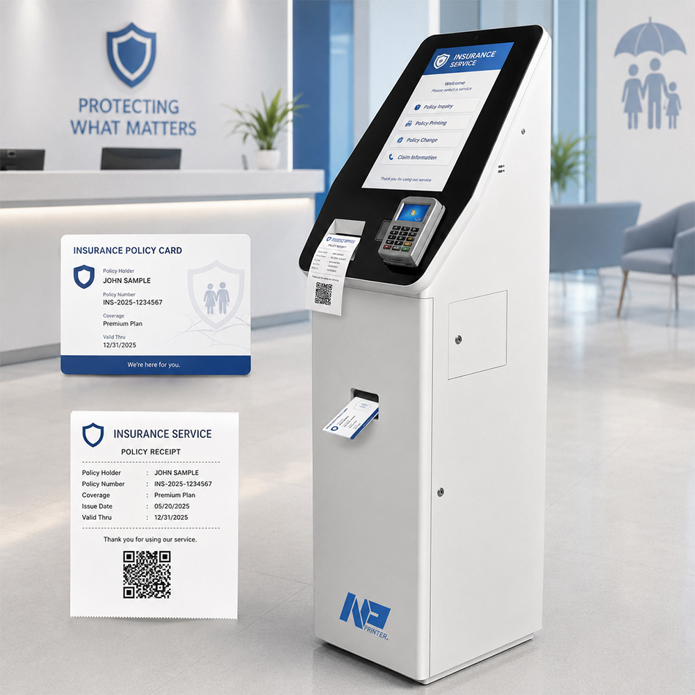 Insurance Card Issuance Kiosk