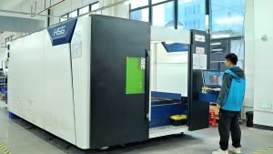 Laser Cutting of Sheet Metal for Self-Service Kiosks