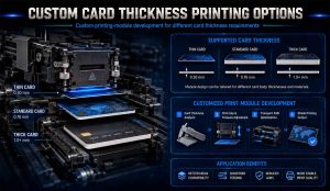 Self-service Kiosks for Printing Thick Cards