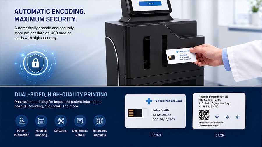 USB Medical Card Printer