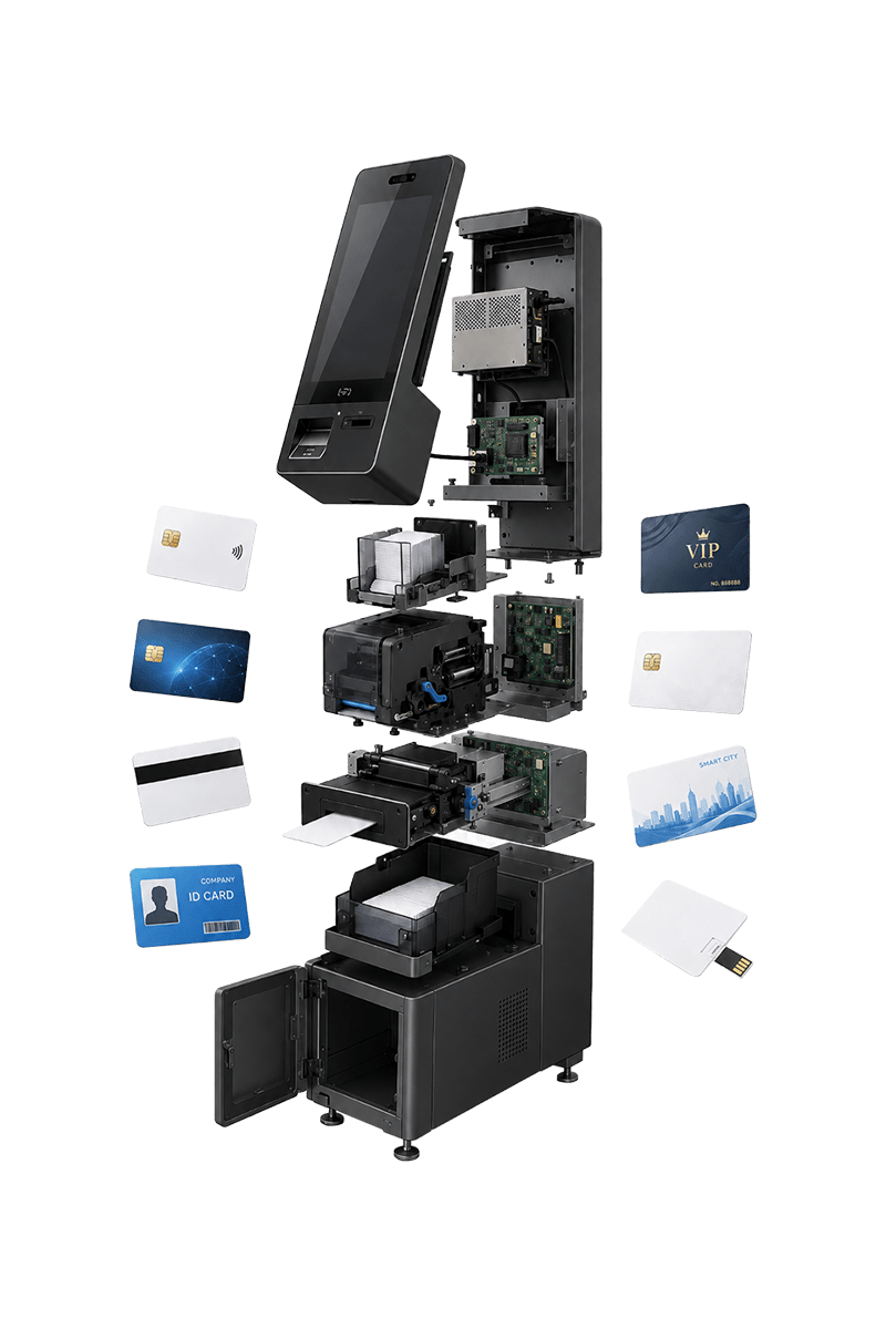 Card Self-Service Kiosk Solutions