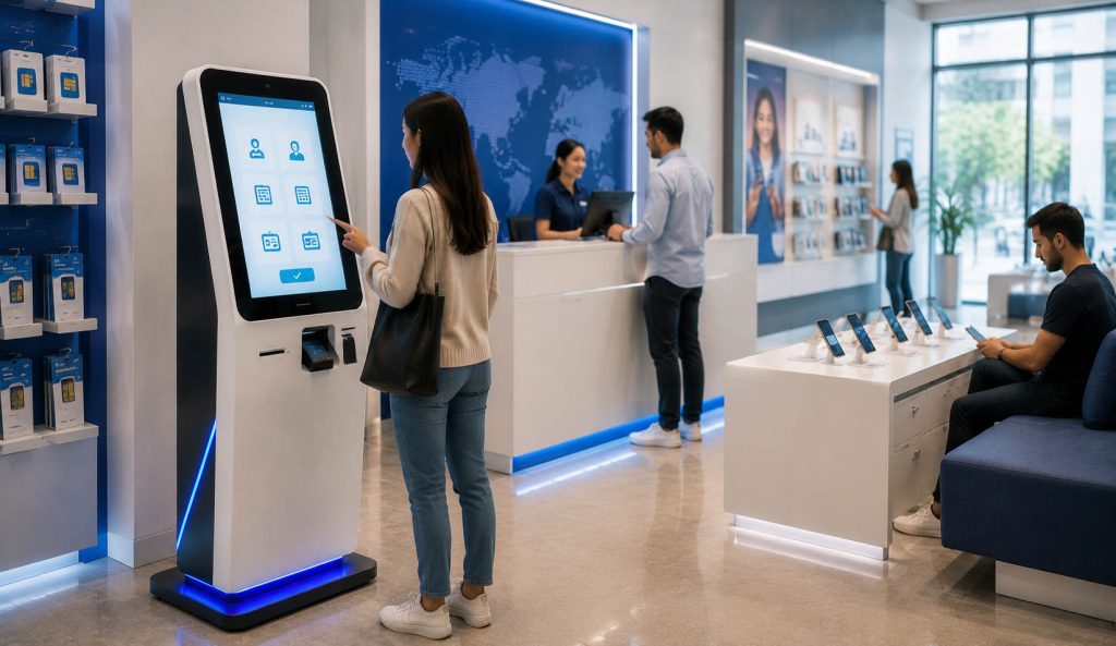 Telecom & SIM Service Kiosk Solutions