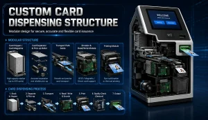 Custom Card Dispensing Structure