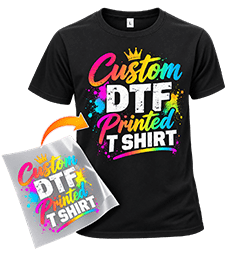 Custom DTF Printed T Shirt