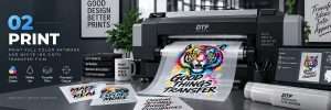 DTF heat transfer workflow