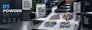 DTF heat transfer workflow