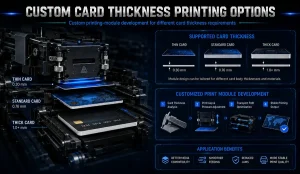 Self-service Kiosks for Printing Thick Cards
