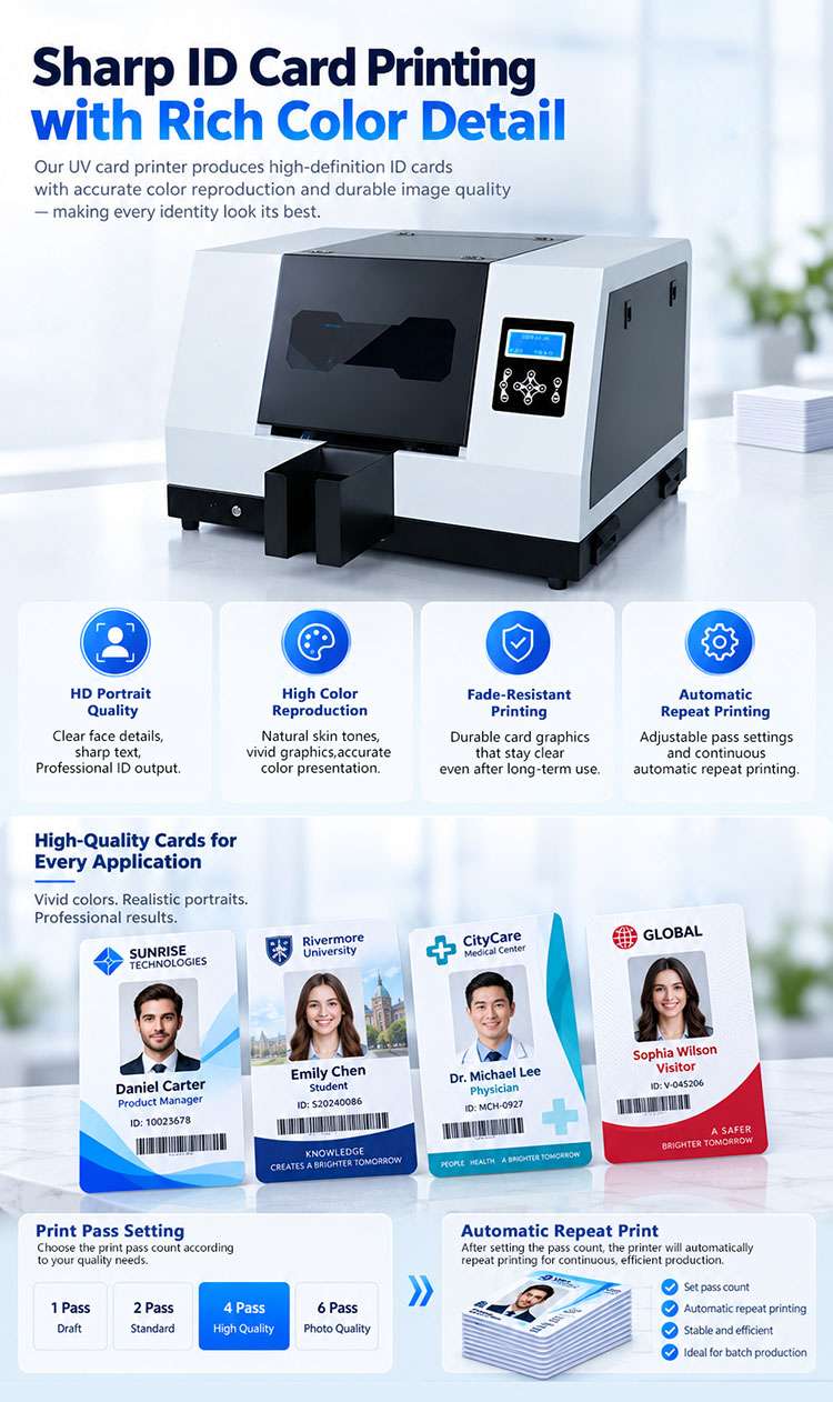 smart card printing machine