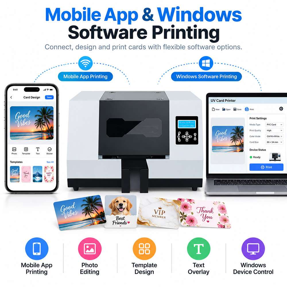 smart card printing machine